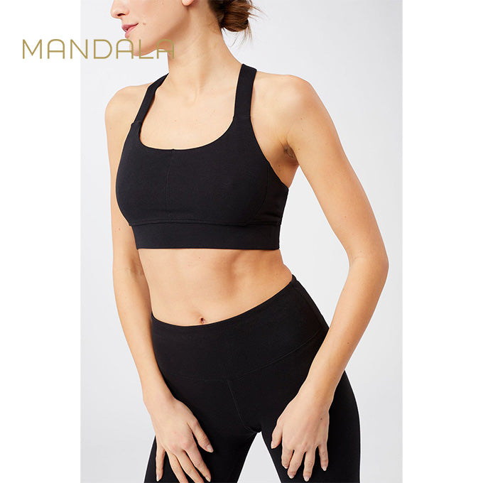 Mandala Extra Support Bra - black