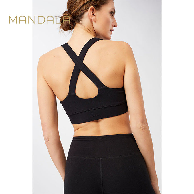 Mandala Extra Support Bra - black