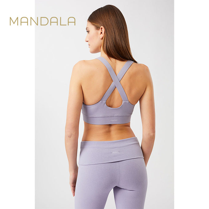 Mandala Extra Support Bra - purple rain