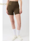 Mandala Biker Shorts - emerald