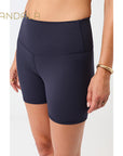 Mandala Biker Shorts - night sky
