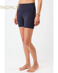 Mandala Biker Shorts - night sky