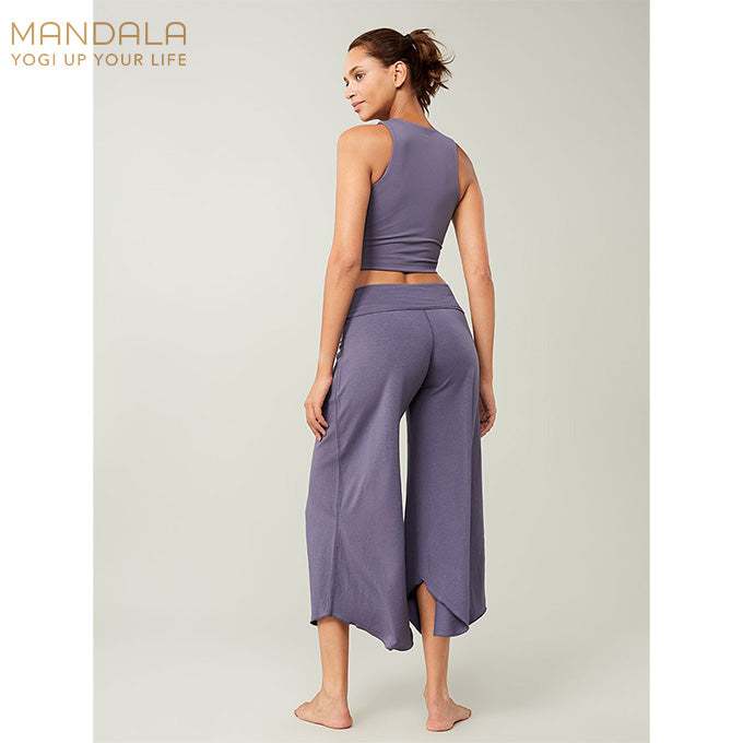 Mandala Roll over Tulip Pants - imperial