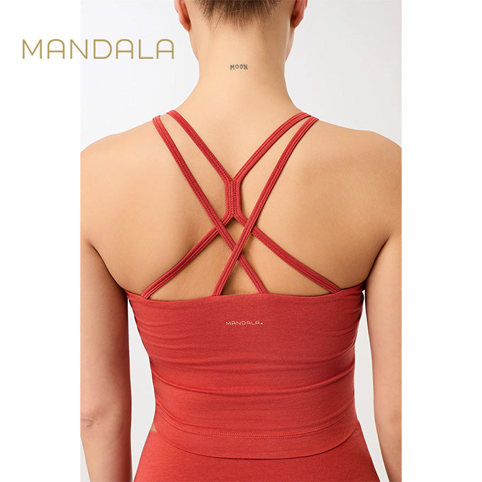 Mandala Cross Top - siena