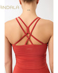 Mandala Cross Top - siena