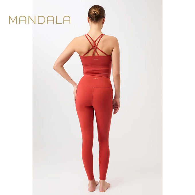 Mandala Cross Top - siena