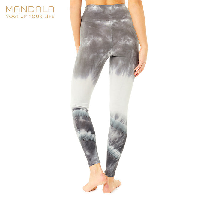 Mandala Tie Dye Legging - grey