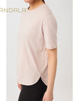 Mandala Halfmoon T-Shirt - sheer
