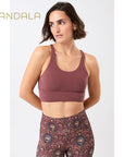 Mandala New Studio Bra - rosewood
