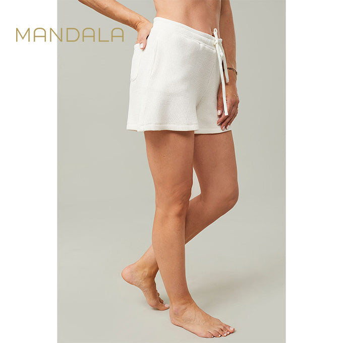 Mandala Pocket Shorts - white