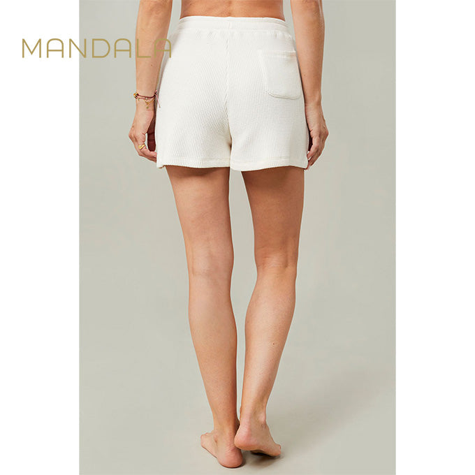 Mandala Pocket Shorts - white