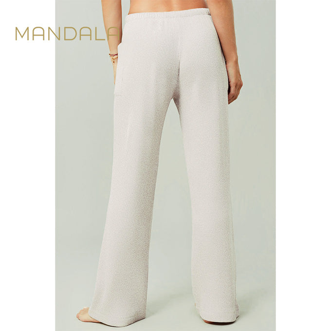 Mandala Retreat Pants - white