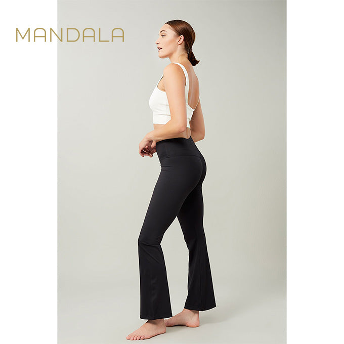 Mandala Sport Ribbed Bra - white