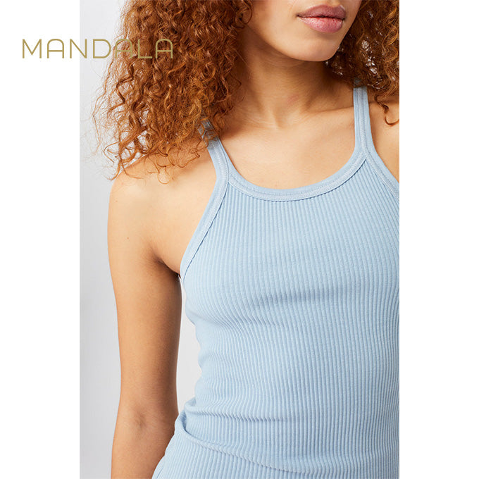 Mandala Ribbed Tank Top - atlas