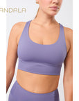 Mandala Sports Bra - mystic iris