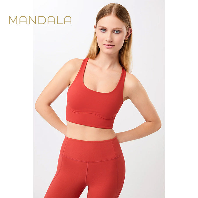 Mandala Sports Bra - siena