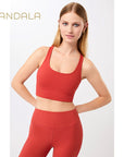 Mandala Sports Bra - siena