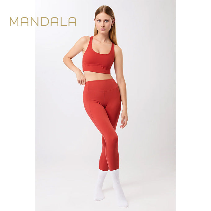 Mandala Sports Bra - siena