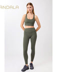 Mandala Sporty Vibe Leggings - leaf