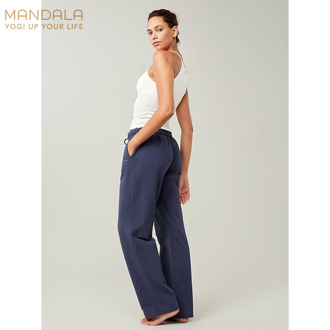 Mandala Straight Yoga Pants - parisian night