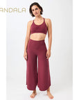 Mandala Tulip Pants - beet