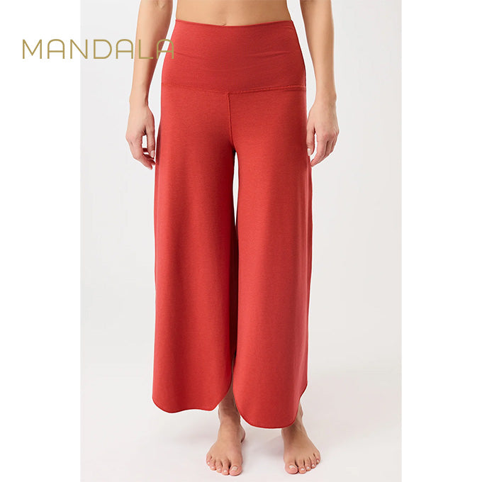 Mandala Roll over Tulip Pants - siena