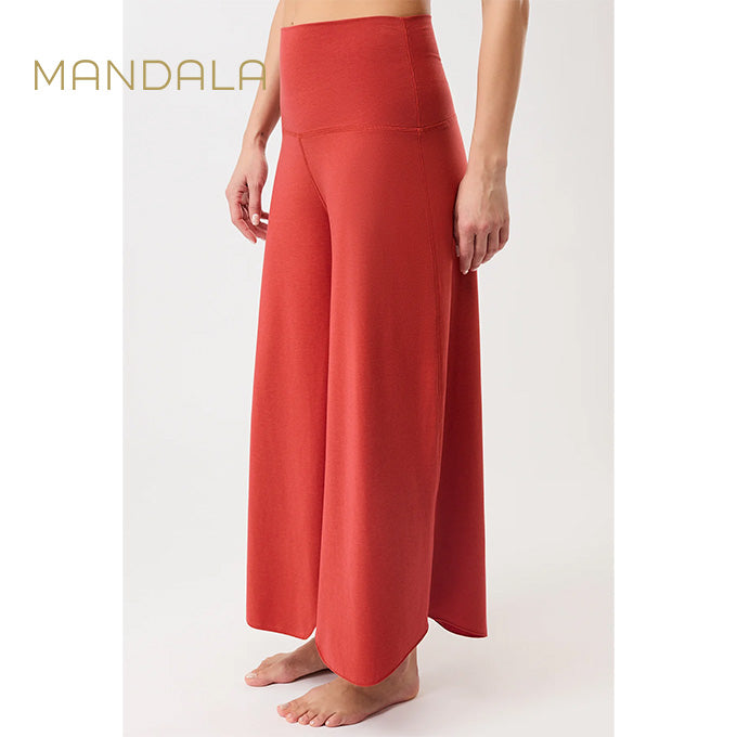 Mandala Roll over Tulip Pants - siena