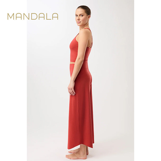Mandala Roll over Tulip Pants - siena