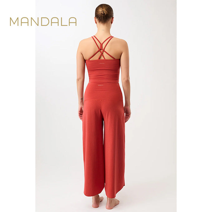 Mandala Roll over Tulip Pants - siena