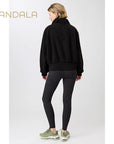 Mandala Warm Up Bomber- black