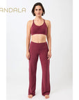 Mandala Wide Leg Pants - beet