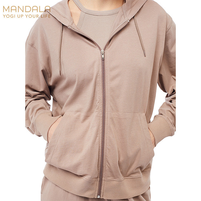 Mandala Yoga Hoodie - antique