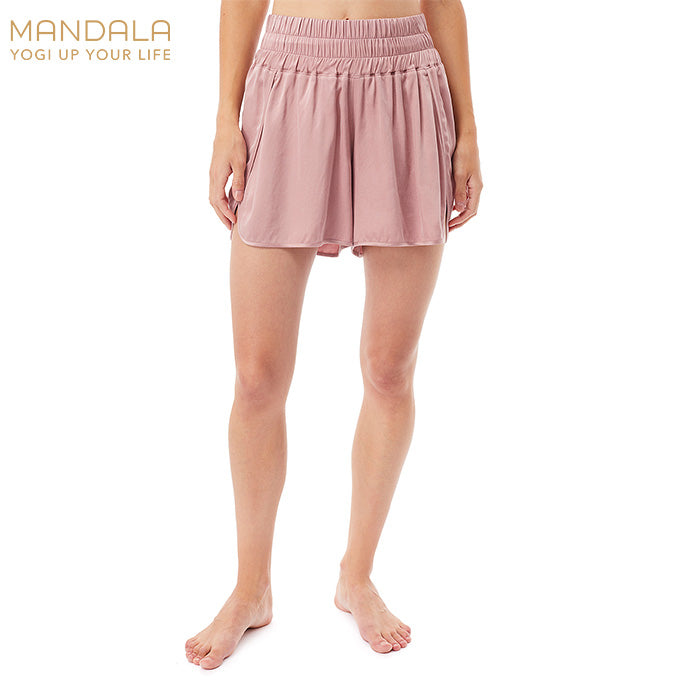 Mandala Vegan Short Pants - nude