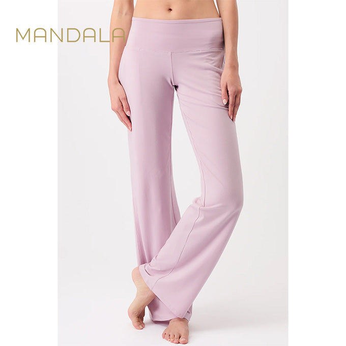 Mandala Wide Leg Workout Pants - blossom