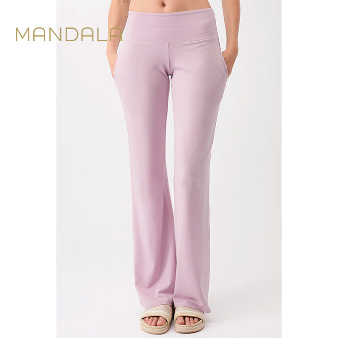 Mandala Wide Leg Workout Pants - blossom