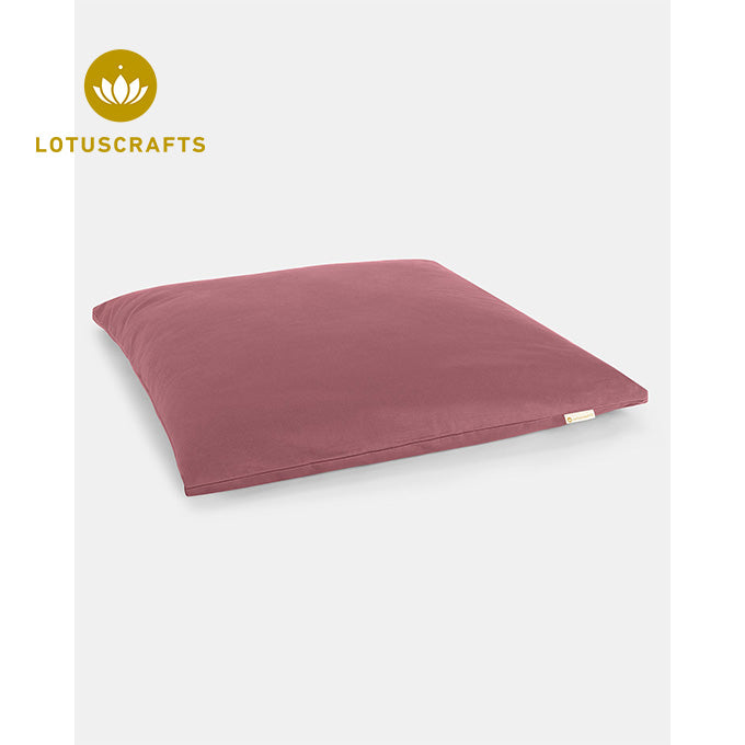 lotuscrafts zabuton meditationsmatte aubergine