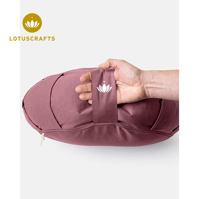 Yogakissen Halbmond Siddha Lotuscrafts Zen Bio