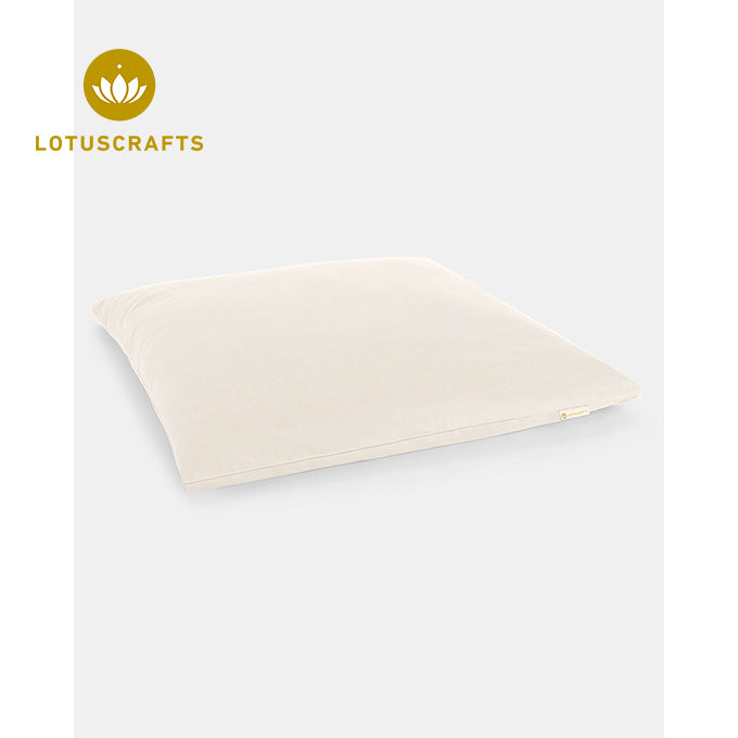 lotuscrafts zabuton meditationsmatte natur