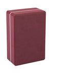 yoga block xl dunkelrot