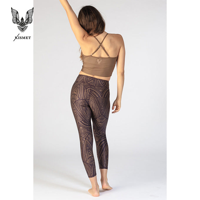 Kismet Lux Leggings - cinnamon plum spirit