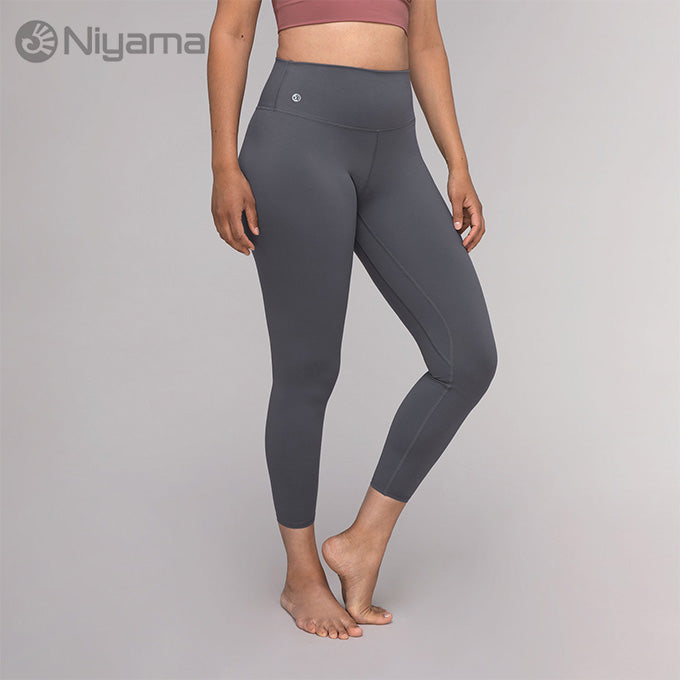 Niyama Essential Yoga Leggings mit hohem Bund - cool grey