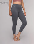 Niyama Essential Yoga Leggings mit hohem Bund - cool grey