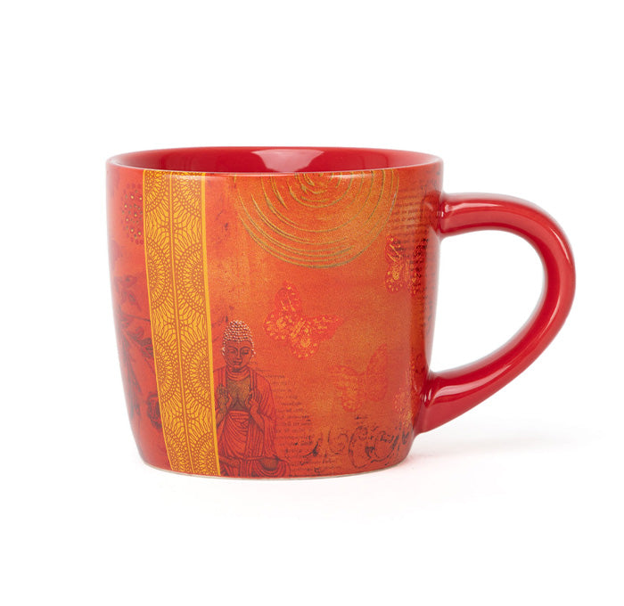Fröhliche YogiMug Bunte Tasse