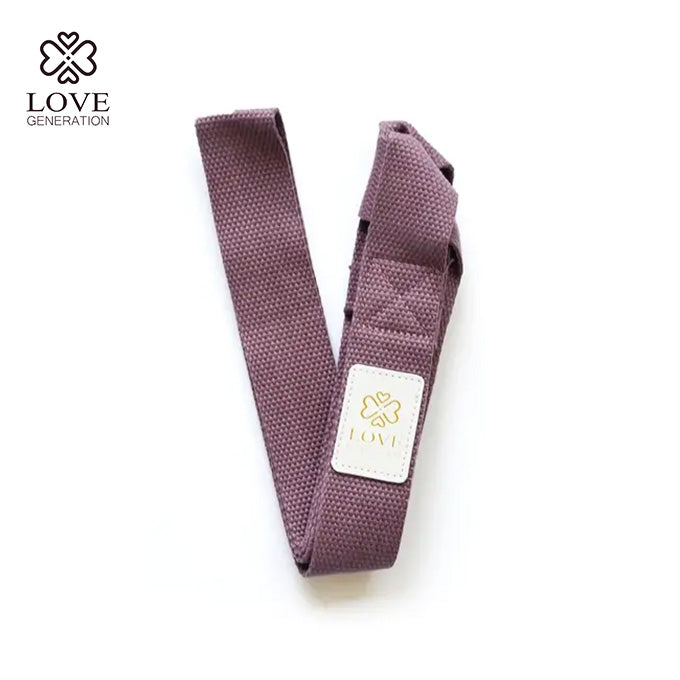 yogamatten tragegurt von love generation in der farbe aubergine