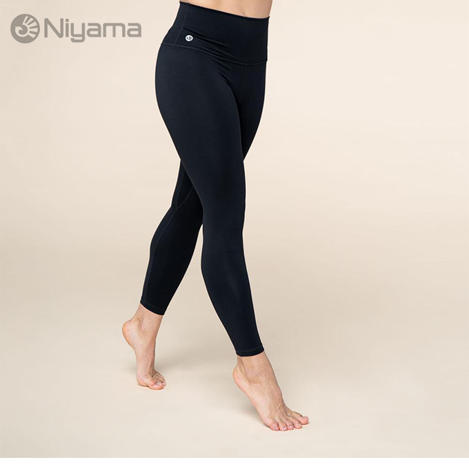 Niyama Essential Yoga Leggings mit hohem Bund - black