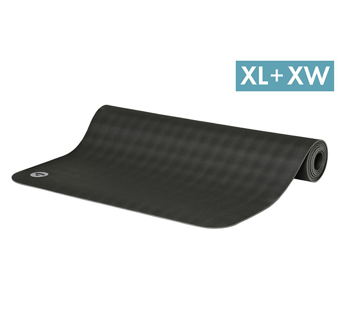 ECO PRO XL / XW | 6 mm x 200 cm x 66 cm Naturkautschuk Yogamatte - schiefergrau