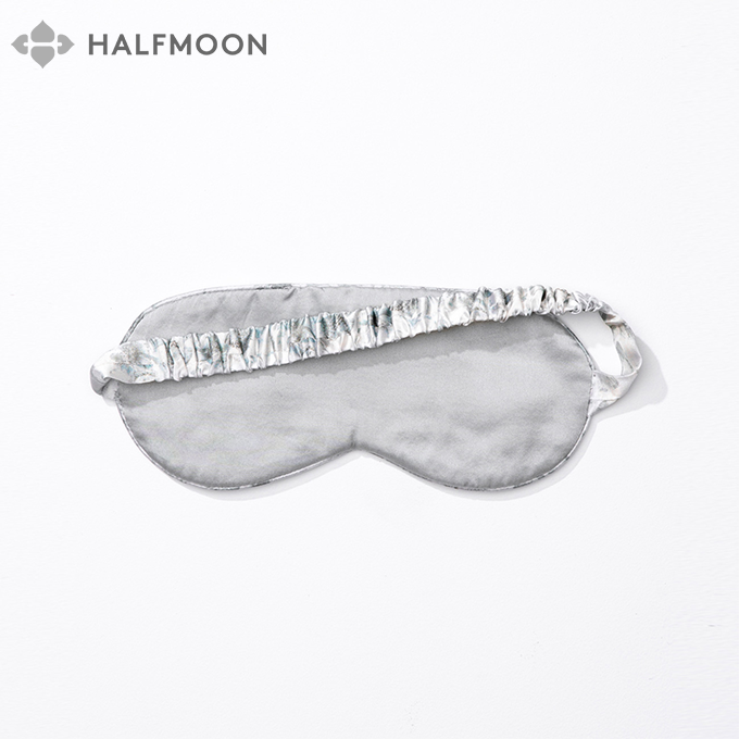 Halfmoon Schlafmaske aus Seide - Snow Flower