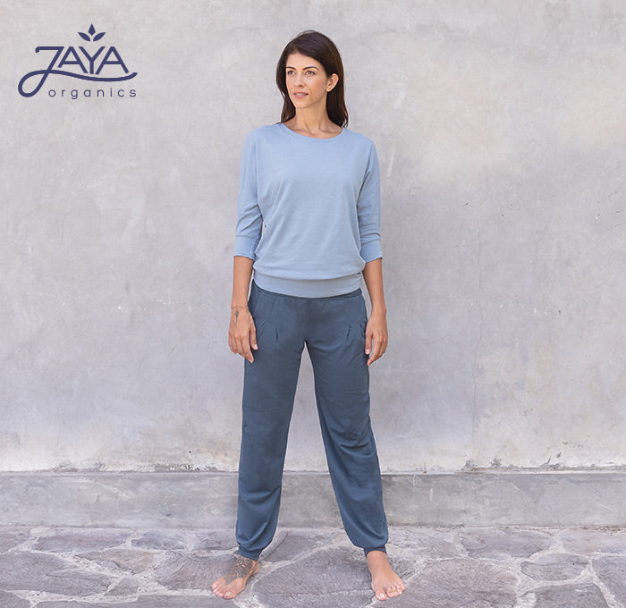 Jaya Shirley 3/4 Yoga Shirt washeddenimdots
