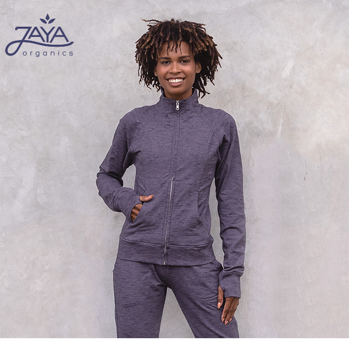 Jaya Yoga Jacket Giorgia - purple melange