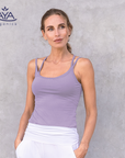 Jaya Jane Yoga Top - purple ash